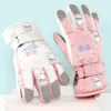 Children's Fingerless Gloves 1 Pair Fashion Gloves Winter Warm Baby Children Gloves Waterproof Windproof Gloves Thick Plush Ski Sports Gloves Cartoon 231120