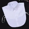 Noeuds papillon élégant blanc col détachable hommes officiel faux chemise revers faux pour hommes Blouse vêtements accessoires