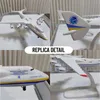Modèle d'avion Ukraine Antonov AN225 Mriya Hercules réplique modèle échelle 1 400 avion d'aviation en métal Miniature cadeau de noël pour enfant garçon y231118