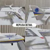 Avión Modle Ucrania Antonov AN225 Mriya Hercules Réplica Modelo Escala 1 400 Metal Aviación Avión Miniatura Navidad Niño Niño Regalo y231118