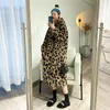 Women's Hoodies Hooded For Women Harajuku Korean Clothes Outerwear Trench Winter Dresses Retro Y2k Long Down Coats Lady Leopard Jackets