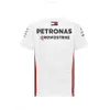 Camisetas Masculinas F1 2023 Team Driver T-Shirt - Branco Vestuário de Alta Qualidade. Transporte rápido esportes ao ar livre manga curta respirável tops