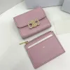 Mini Carteira Designer Mulher Homens Pequena Bolsa Clássico Titular Triomphe Fivela Conjuntos Mens Titulares de Cartão Curto Carteiras de Couro Senhoras Bolsas de Moedas com Caixa