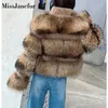 Women's Fur Faux Elegant Real Coat Women Autumn Winter Warm Soft Zipper Jacket Female Plush Overcoat Pocket Casual Outwear 231118