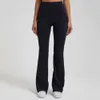 Lu Pant Align femmes pantalon évasé doux au beurre taille haute contrôle du ventre évasé femmes noir Bootcut Leggings de gymnastique 32 LL GI8W