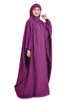 Ethnic Clothing Muslim Prayer Dress Ramadan Long Jilbab Hijab Abaya Women Eid Islamic Khimar Garment Hooded Robe Niqab