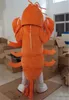 Halloween Lobster Langouste Mascot Costume Adult Cartoon Character Outfit Attractive Suit Plan Birthday