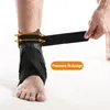 Ginocchiere 1 pezzo Supporto per caviglia sportiva Fissa piastra in plastica Tutore per palestra Forte stabilizzatore attivo