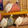 Kudde dekorativ kudde japansk stil lycklig katt kudde dubbel användning soffa back kudde kontorsbälte midja bil lumbal 230419