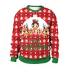 Maglioni da uomo Brutti maglioni natalizi da donna Lavorati a maglia Divertenti pullover con testa di cane Humping Reindeer Climax Christmas S-6XL Uomo Maglioni caldi Top 231118