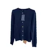 Nouveau Tri couleur mode femmes haut tombola cheval broderie pâte frite rebondissements tricoté pull Cardigan