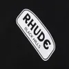 Толстовки Мужские Женские Дизайнерские Толстовки Модная Уличная Одежда Rhude High Weight Heavy Terry Свободные High Street Американская Мода Br Мужская Толстовка С Капюшоном Свитер Осень W