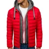 Mäns ner Zogaa Brand Man Winter Jacket Parka Mens Jackets and Coats Casual Thick Men Hooded Streetwear Coat Clothes 2023