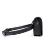 Вечерние сумки Mihaivina Fashion Black Leather Fanny Pack Women Thist Pack Casual Small Tail