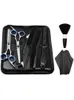 Hårsax Hårklippande sax och tunnare saxuppsättningar Professional Haircut Scissors Kit inomhusfrisörsuppsättning med Cam Clip Cape och 230419