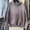 Herren-Kapuzenpullover, übergroß, für den Winter, mit Batikmuster, Vintage-Hoodie für Herren und Damen, schwerer Stoff, Unisex, schön gewaschener Pullover, Baumwoll-Kapuzenpullover