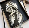 scarf designer scarf Silk Scarfs for Women cap shawl Lightweight Square Satin Head Wrap Medium Headband Shawl Character Letter Animal Print dot Floral neckerchiefs