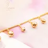 Anklets Anklet For Women Fashion 18k Gold Plated Irregular Ball Pendant Jewelry Gift Delicate Temperament Women's