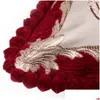 Cuscino/Cuscino Decorativo Cuscino Ricamato Alla Moda Ers Federe Perline Stringa Jacquard Federa Per Auto Soggiorno Ufficio Bedr Dhmec