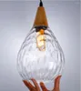 Hängslampor moderna vattenkorn glasbelysning retro restaurang bar bänk kafé konst sovrum sovrum hängande