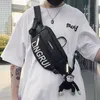 Gürteltaschen Brusttasche Mädchen Street Fashion Marke Sport Schulter Paar Messenger Ins Hip-Hop-Persönlichkeit