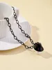 Chains Balck Mushroom Necklace Punk Dark Chain Choker Jewelry For Fashion Women Girls Lolita Ornaments Gift