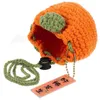 Storage Bags Oranges Crochet Bag Small Wallet Woven Purse Drawstring Purses For Women Women's