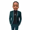 Suits Boys Suit Jacket Pants 2 Pieces Wedding Blazer Set Slim Fit Custom 2 16 Year Old Clothes for Child Tuxedo Kids Fashion 231118