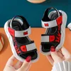 Sandalen Junge Sport Sandale Sommer Atmungsaktive Rutschfeste Weiche Sohle Kinder Flache Schuhe Kinder Strandsandalen Für Teenager Schuhe sapato infantil 230420