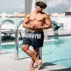 Men's Shorts Summer Sports And Leisure Cool Beach Jogging Polyester Quick Dryiang Skateboard Gyms Fitness 3 Point Pants 230419