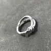 Ringe Schmuck T Ring Twist Seil Produkt mit Diamant Mode Design Erweiterte Persönlichkeit Schmetterling Knoten Wicklung G6FE