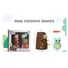 Owl Feeding Games Pecking Insects Tumbler Woodpecker Magnetic catching Game Toy Gifts for Boys and Girls