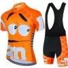 Cycling Jersey Sets Cartoon Cycling Jersey Sets Men Cycling Clothing Summer Short Sleeve MTB Bike Suit Road Racing Bicycle Ademen Rijkleding 230420