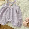 Girl's Dresses Girls Summer Sibling Smocked Dress Romper W0314