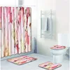 Bath Mats Yellow Flowers Sea Casa De Banho Banyo Bathroom Carpet Toilet Set Tapis Salle Bain Alfombra Bano