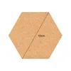 Bord mattor 10st hexagon coasters kork kopp matte te kaffe mugg dryck dyn