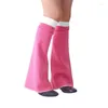 Women Socks Fashion Leg Warmer Soft Patchwork Knee-High Warmers Skin-Friendly