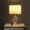 Tafellampen TEMAR Moderne Kristallen Lamp Vintage LED Creatief Dimmen Luxe Bureaulampen Voor Thuis Woonkamer Slaapkamer Decor