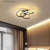 Ceiling Lights LED Chandelier in the Kitchen Modern Black Ceiling Pendant Lamp for Dining Table Bedroom Room Home Lighting with Remote Control Q231120