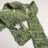 Lenços de malha lenço decorativo para mulheres inverno fino feminino acampamento compras adolescentes longo dxaa