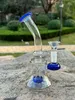 6 pouces Mini Bong en verre narguilé fumer tuyau d'eau percolateur Shisha filtre barboteur avec tuyaux de receveur de glace Bongs narguilés