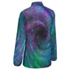 Women's Blouses Vortex Tie Dye Blouse Long-Sleeve Abstract Art Office Work Street Fashion Oversized Shirt Graphic Tops Birthday Present