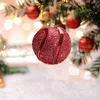 Dekoracje świąteczne 1PCS 8 cm Xmas Tree Ball Decor Home Ornament 2023 Party Navidad 2024