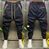Men's Pants Man Elastic Waist Contrasting Color Sweatpants Outdoor Casual Jogger Loose Trousers High Quality Designer Male Clothing