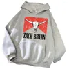 Hoodies masculinos Zach Bryan Merch Imprimir Loog Manga Homens Mulheres Casaco Moletom Moletom Autum Winter Top