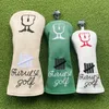 Andra golfprodukter Fisherman's Foot Golf Club #1 #3 #5 Mixed Colors Wood Headcovers Driver Fairway Woods Cover Pu Leather Head Covers 231120