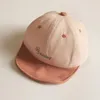 Berretti Ragazzi Cappello Lettera ricamata Brillanti Cappelli per bambini Tesa morbida in cotone Cappellino per bambini Cappello carino per bambini 5-24 mesi