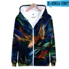 Sweats à capuche pour hommes Sweatshirts Textures 3D Zipper Fashion Print Classic Chinese Style Hoody Casual TopMen's