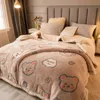 Filtar Milk Velvet Warm Autumn Winter Filt Däcke Cover Dual Use Lambool Comforter Quilt Cover Soft Fluffy Filtar With Zipper 231118