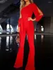 Party Dresses J1901 Simple Wedding Guests Wear Bridesmaids Bridal Pants Outdoor Suits With Sleeve Bow Floor-Length